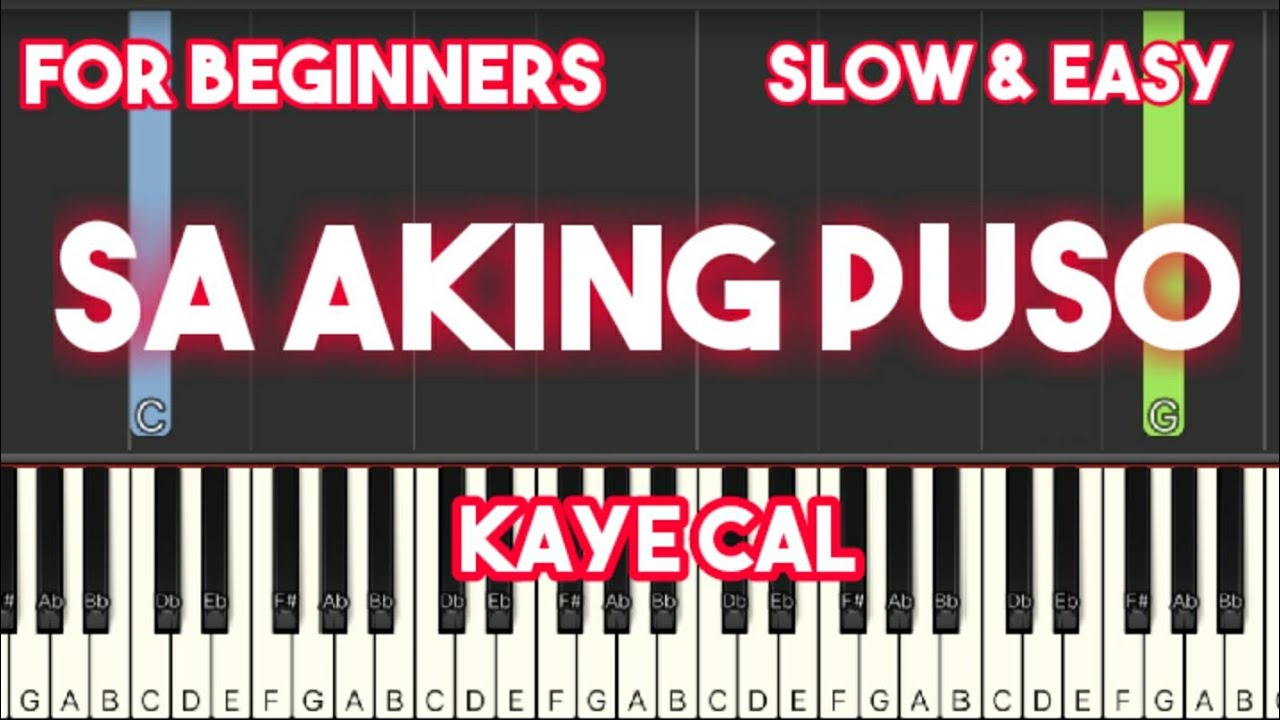 Sa aking puso - Kaye Cal | Easy Piano