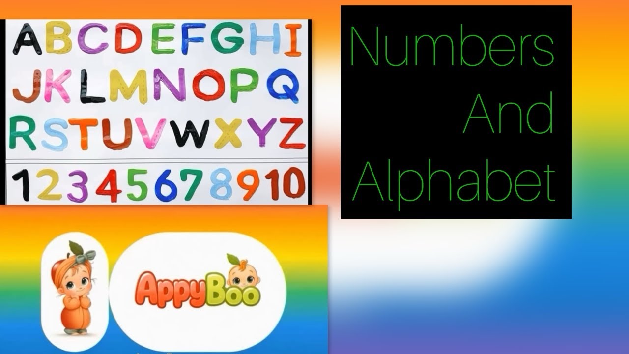 Learn ABC & 123 with AppyBoo | Alphabet and Numbers for Kids #shorts#kidslearning 