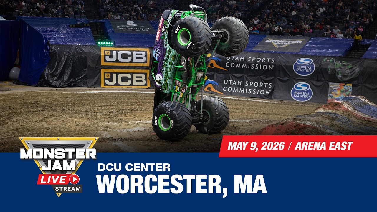 Monster Jam: Worcester, MA - 3 (Full Event) | May 9, 2026 | Arena East