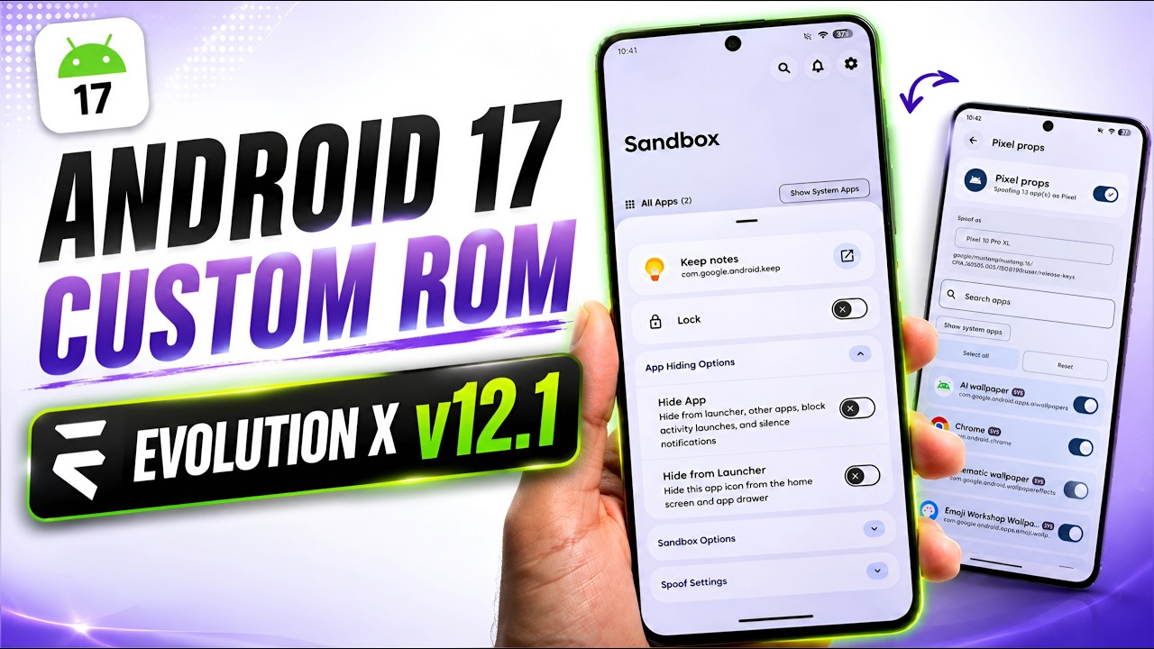 🚀 Android 17 уже здесь: обзор Evolution X v12.1! 🔥