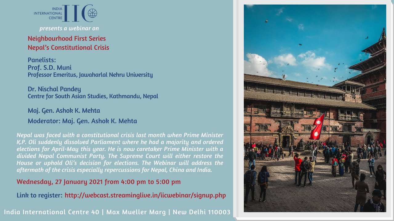 Neighbourhood First Series : Nepal&rsquo;s Constitutional Crisis