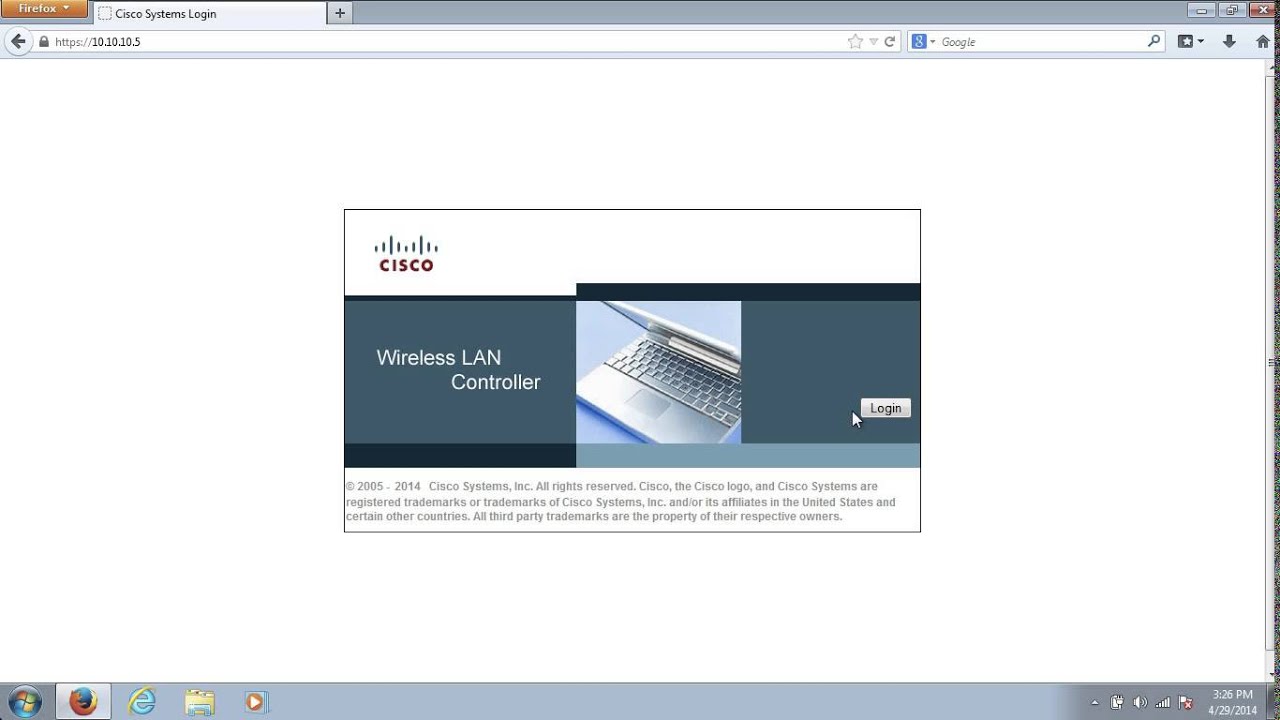 Cisco WLAN Express Setup for CT2504