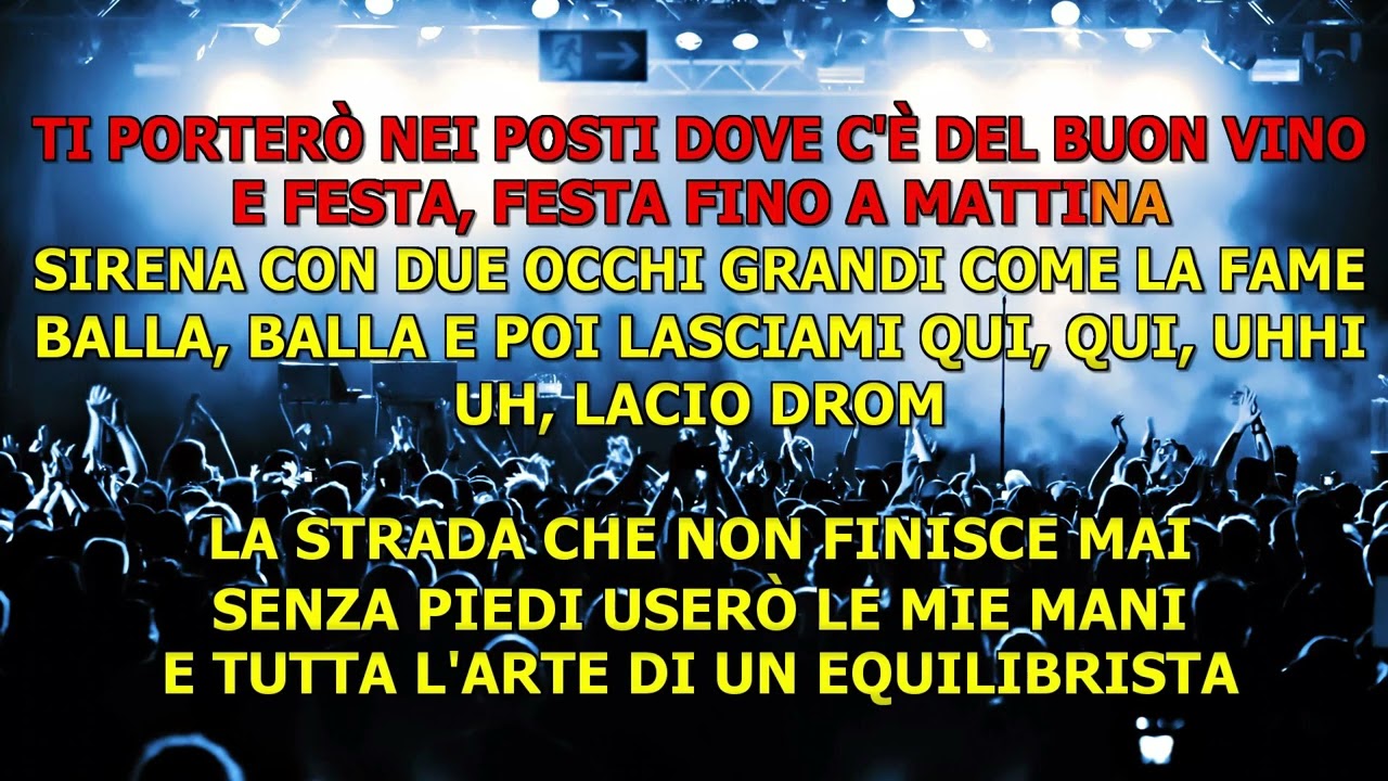 Litfiba - Lacio Drom (Buon Viaggio) (VideoKaraokeHD)