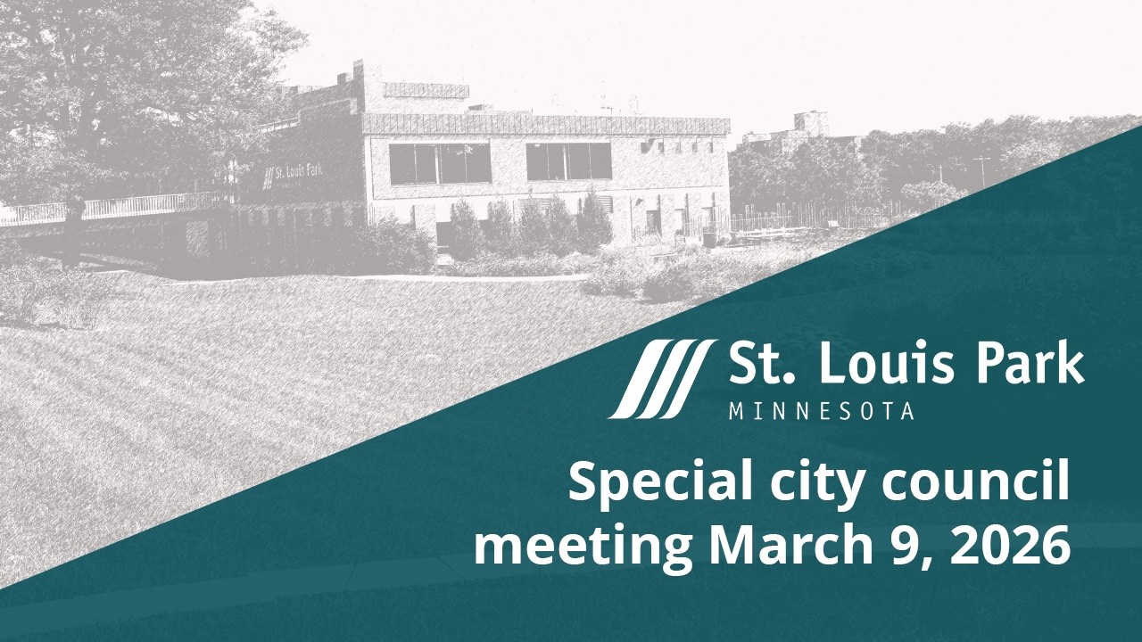 St Louis Park Special City Council meeting March 9 2026