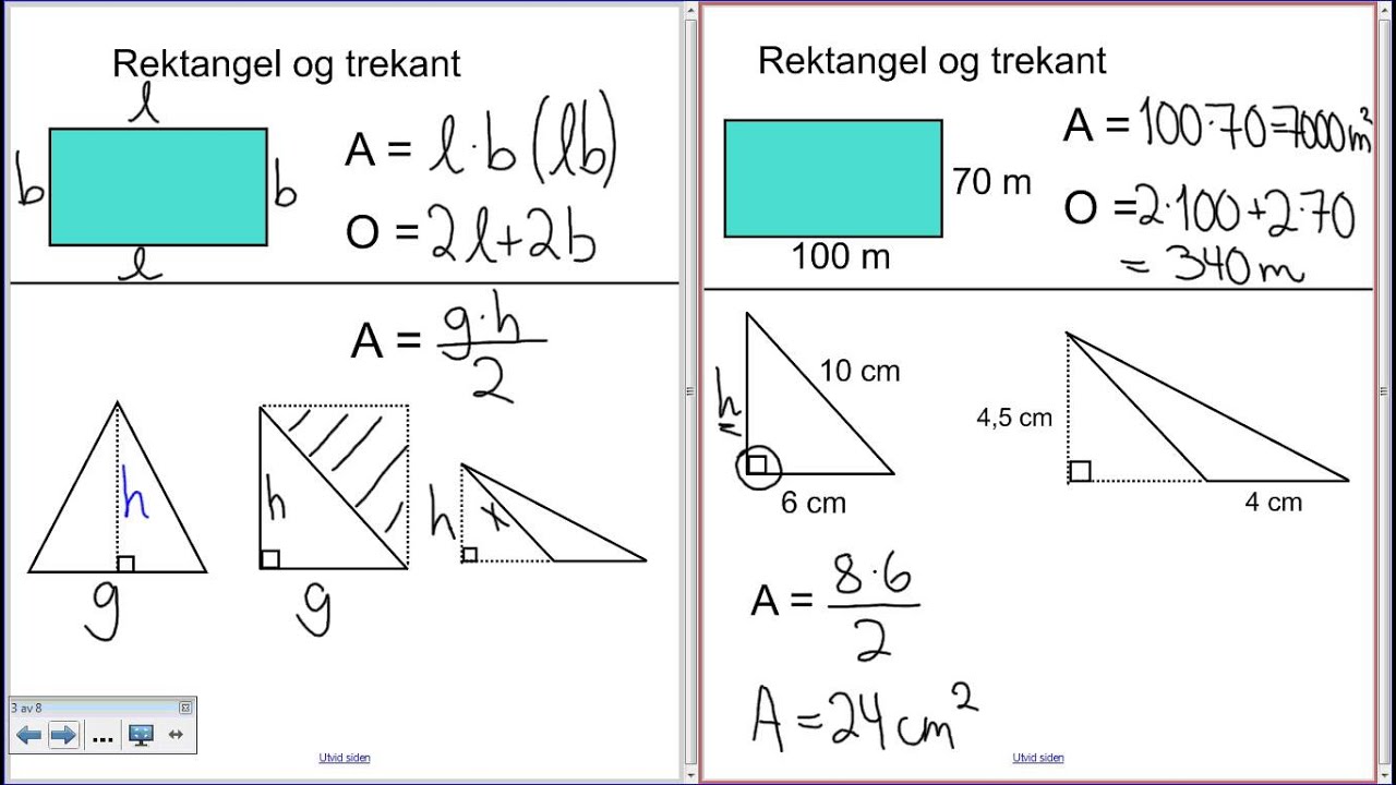 Areal og omkrets 1