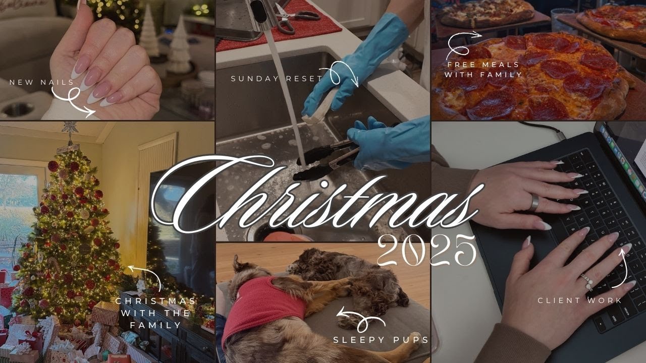 A Late Vlogmas | Christmas with the family, client wins, Sunday reset