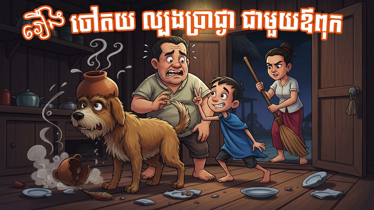 រឿង ចៅតយ ល្បងប្រាជ្ងា ជាមួយឳពុក កំប្លែងបែបល្បងប្រាជ្ញា