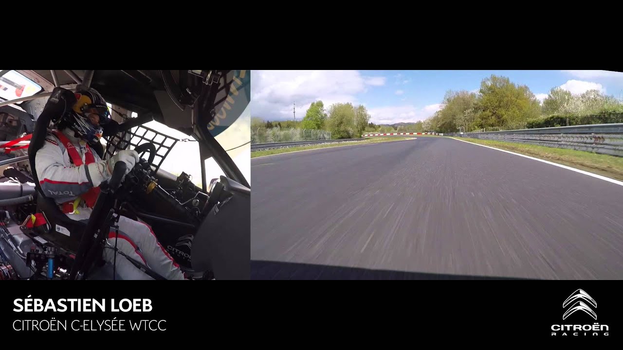 Nürburgring Nordschleife: a full lap with Loeb - Citroën WTCC 2014