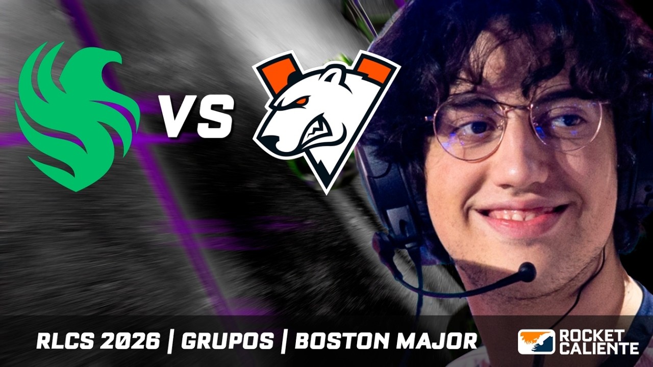 ¿Es DRALII el mejor del MUNDO? 🤔 TEAM FALCONS vs VIRTUS.PRO | RLCS 2026 | GRUPOS | BOSTON MAJOR