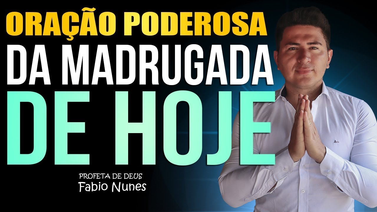 Tem um Tempo Para Deus HOJE? I Oração Da Madrugada