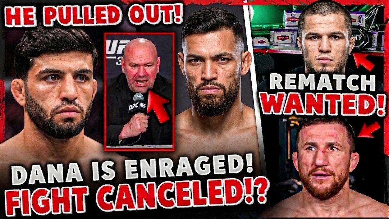 HE PULLED OUT?! Dana White ENRAGED As Major UFC Fight CANCELED? | MMA News