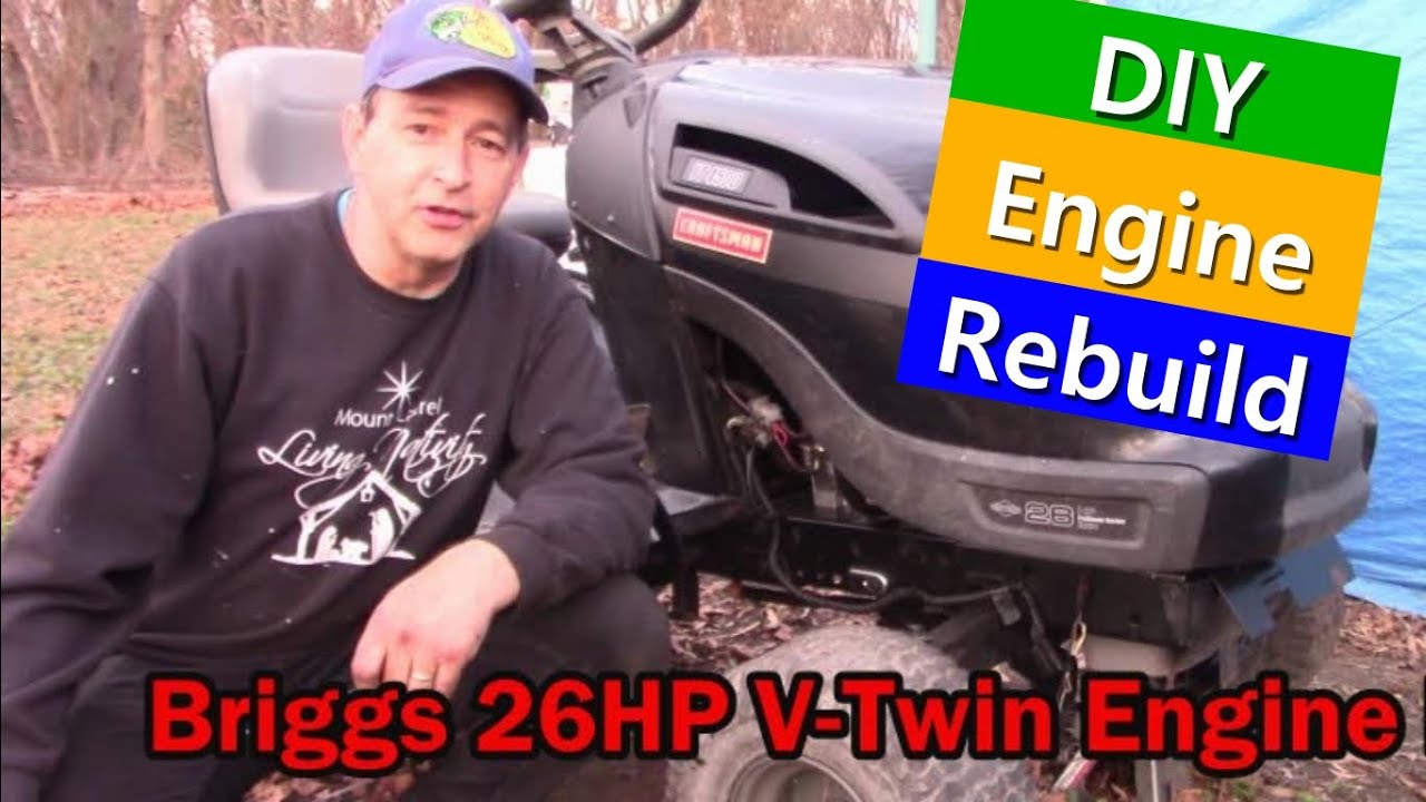 Briggs V-Twin Engine Rebuild for the DIYer - Craftsman YT4500 Lawn Tractor