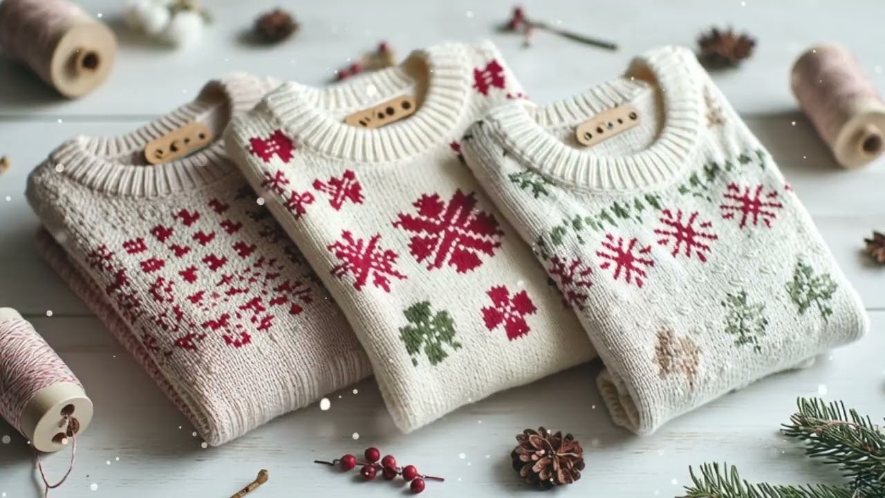 Christmas Instrumental Background Music 🎄 Ugly Sweaters, Hats & Mittens to Work, Study or Relax