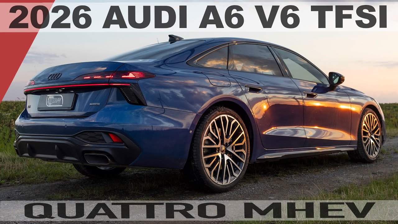Full spec! 2026 AUDI A6 C9 SEDAN TFSI QUATTRO - V6 367hp in full action & details - Audi exclusive!