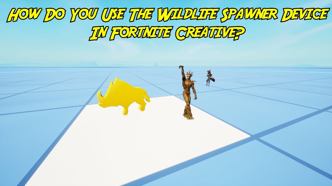 How Do You Use The Wildlife Spawner In Fortnite Creative? #NEW