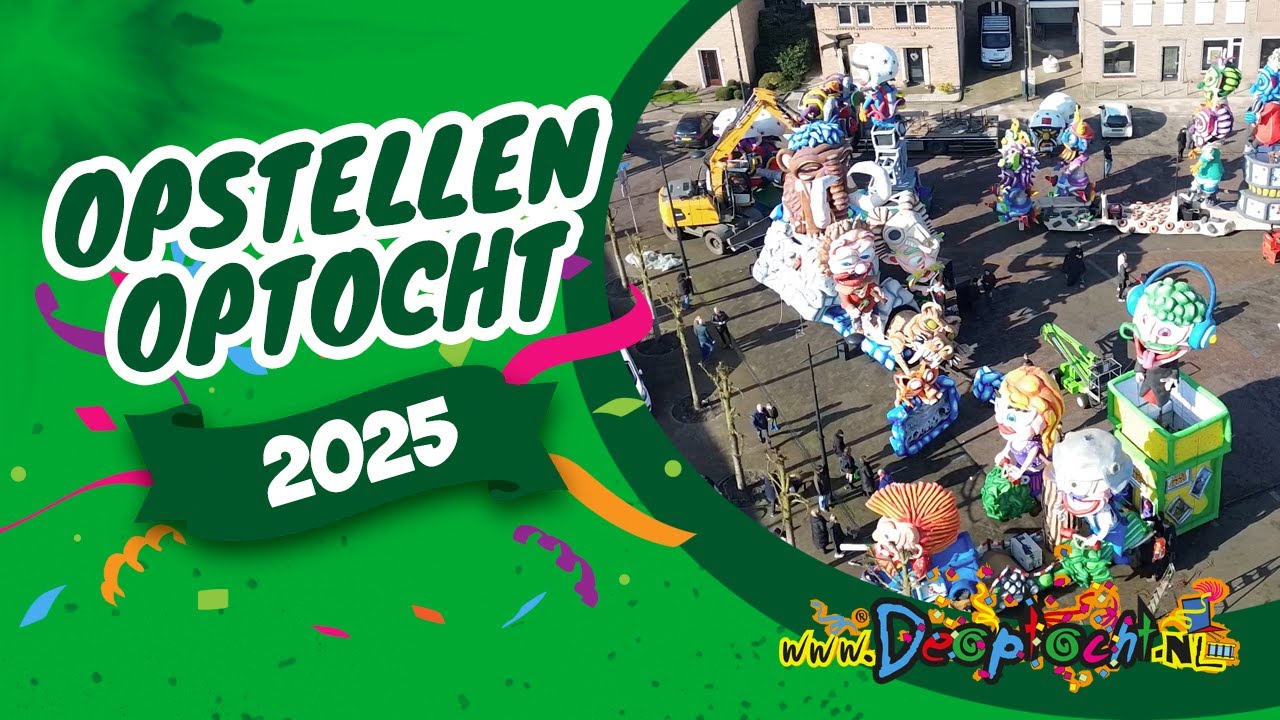 2025 Dronebeelden opstellen optocht Schaijk