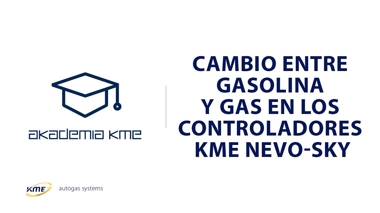 Cambio entre gasolina y gas en los controladores KME NEVO-SKY