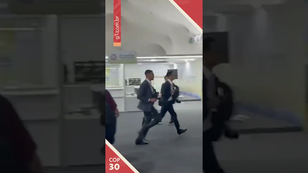 Protesto causa confus&atilde;o no segundo dia da COP30 #shorts #g1nacop30