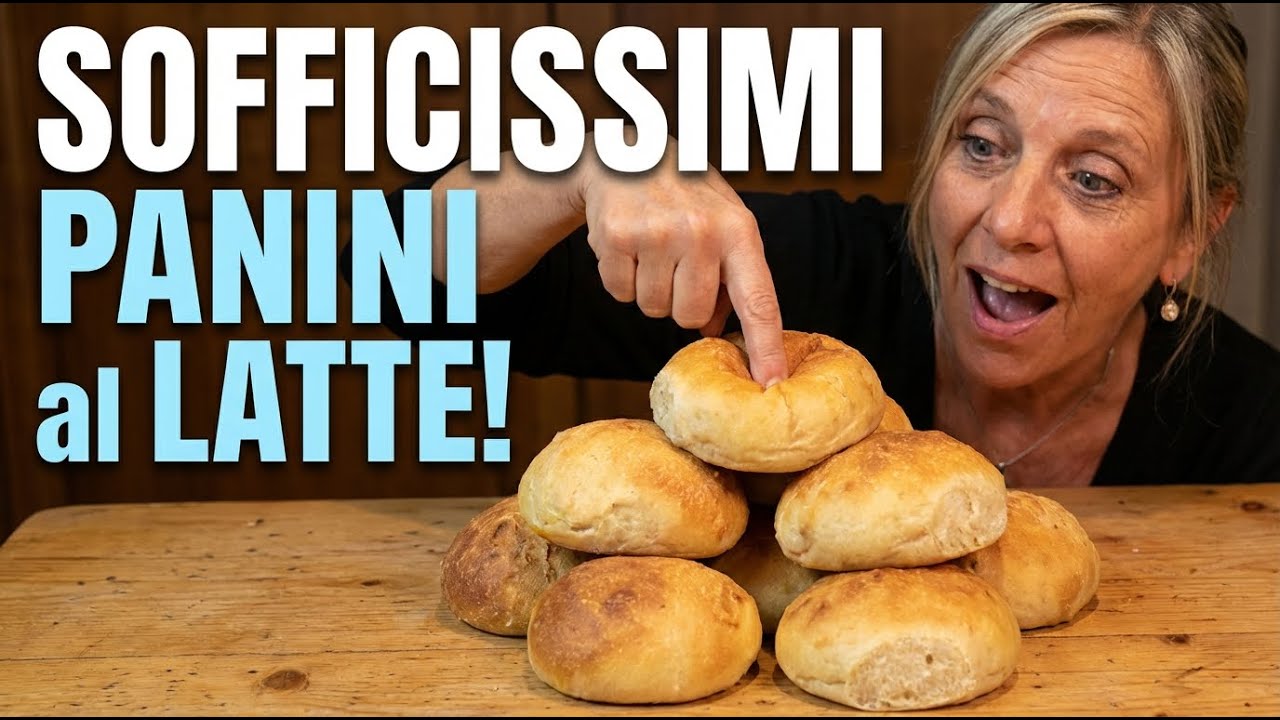 PIÙ SOFFICI DI UNA NUVOLA! Il SEGRETO dei PANINI al LATTE fatti in casa