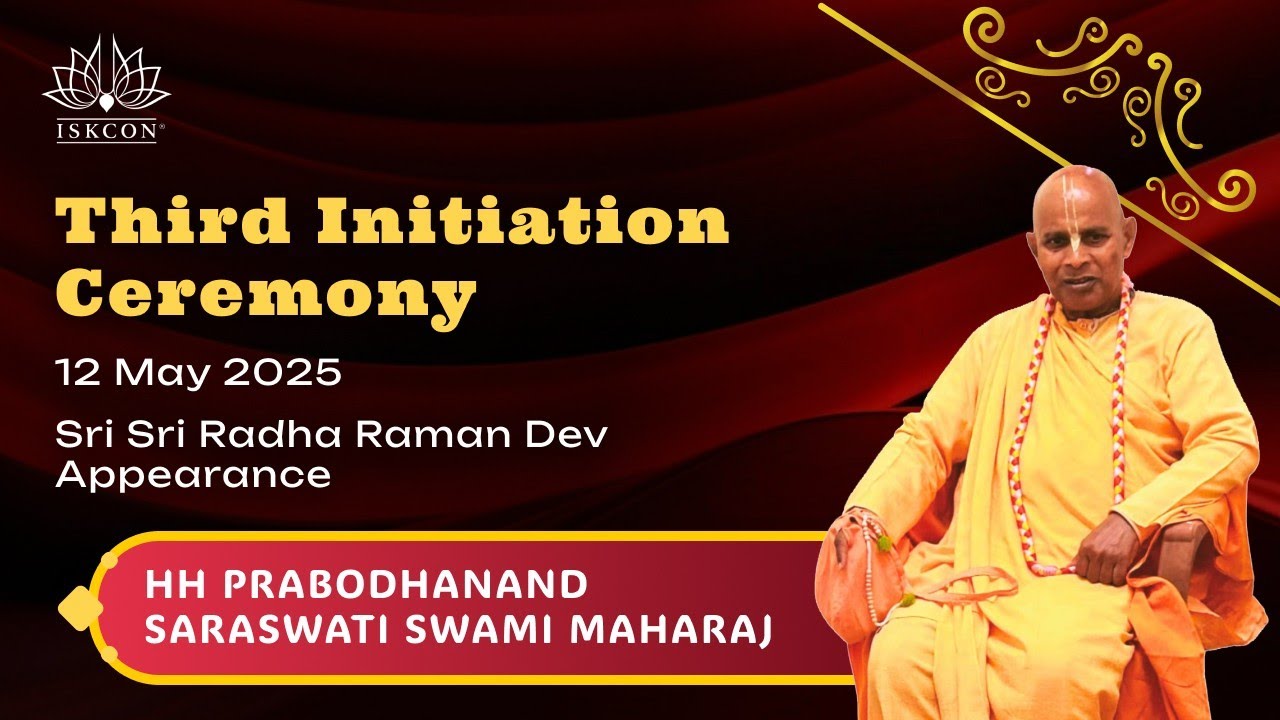 Chandigarh Diksha ceremony - Namakaran and Yagya | Iskcon Chandigarh | Radha Raman Appearance day