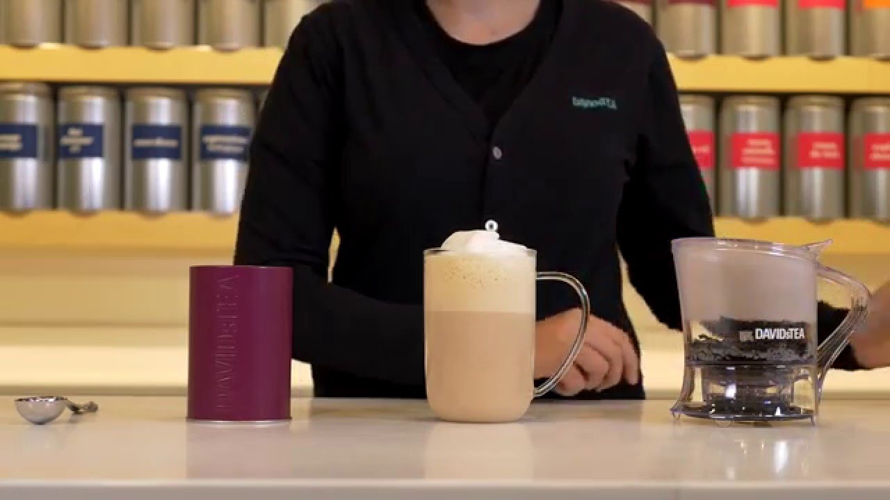 Comment faire un thé latte - Les Thés DAVIDsTEA