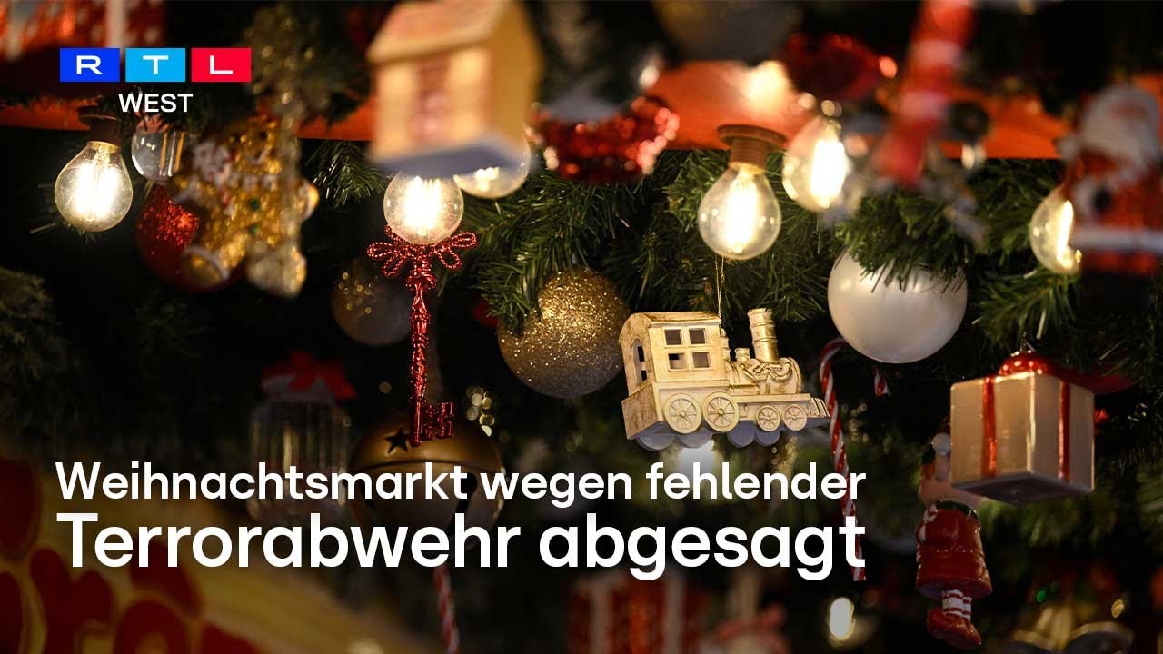 Weihnachtsmarkt in Overath abgesagt – Ärger um Kosten zur Terrorabwehr | RTL WEST
