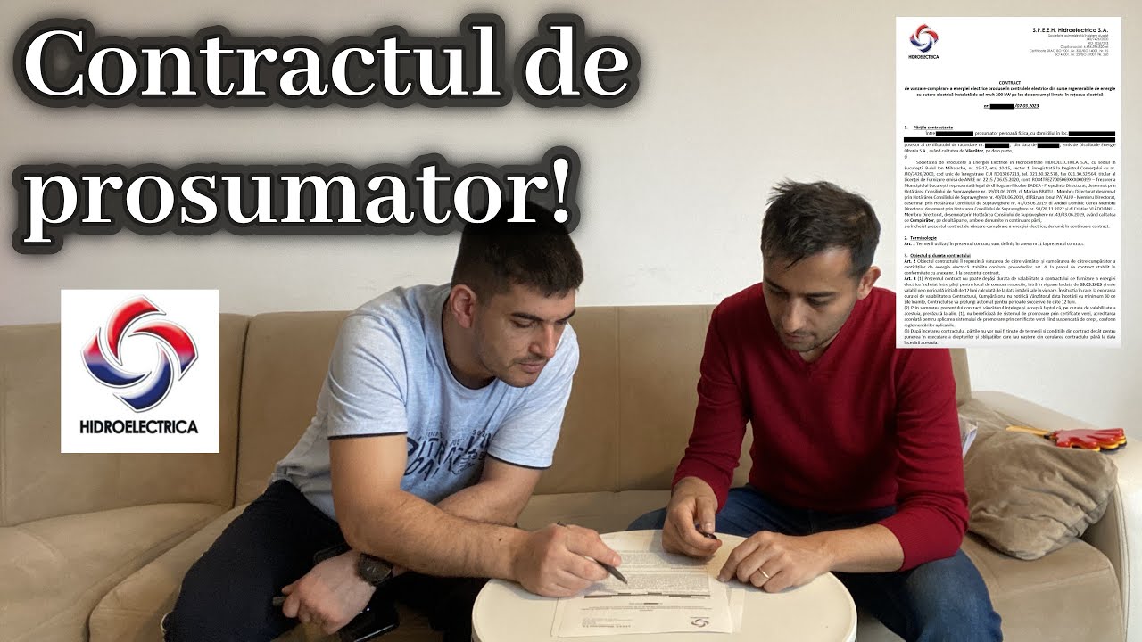 A venit contractul de prosumator la Hidroelectrica! Discutie si exemplu de calcul