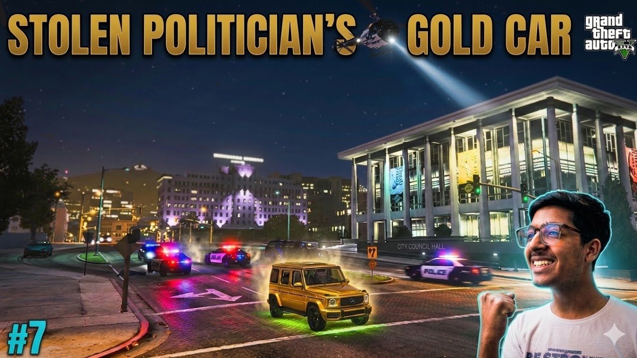 Stealing Politician’s $10 Million Gold Car😱