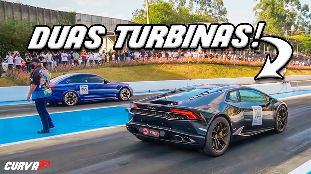 LAMBORGHINI BITURBO PERDEU O CONTROLE NA ARRANCADA!
