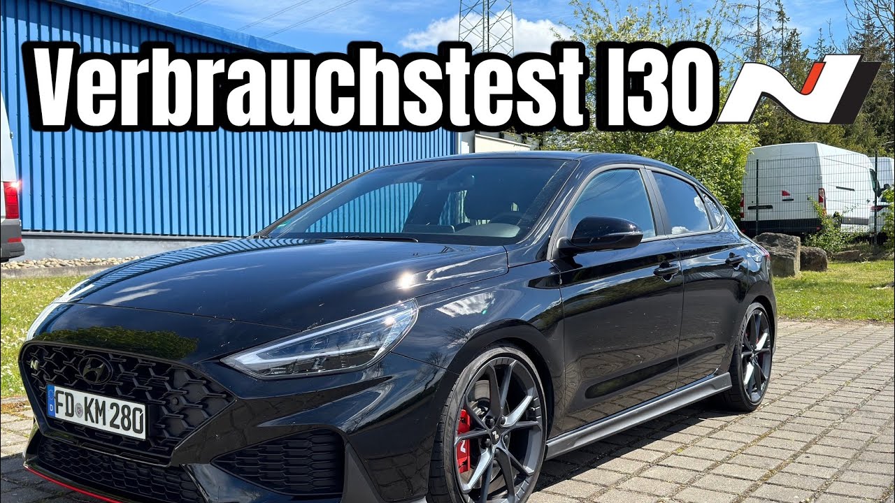 ⛽️HYUNDAI I30N Verbrauchstest auf der Autobahn. So viel verbraucht er wirklich | Onboard 60FPS 4K