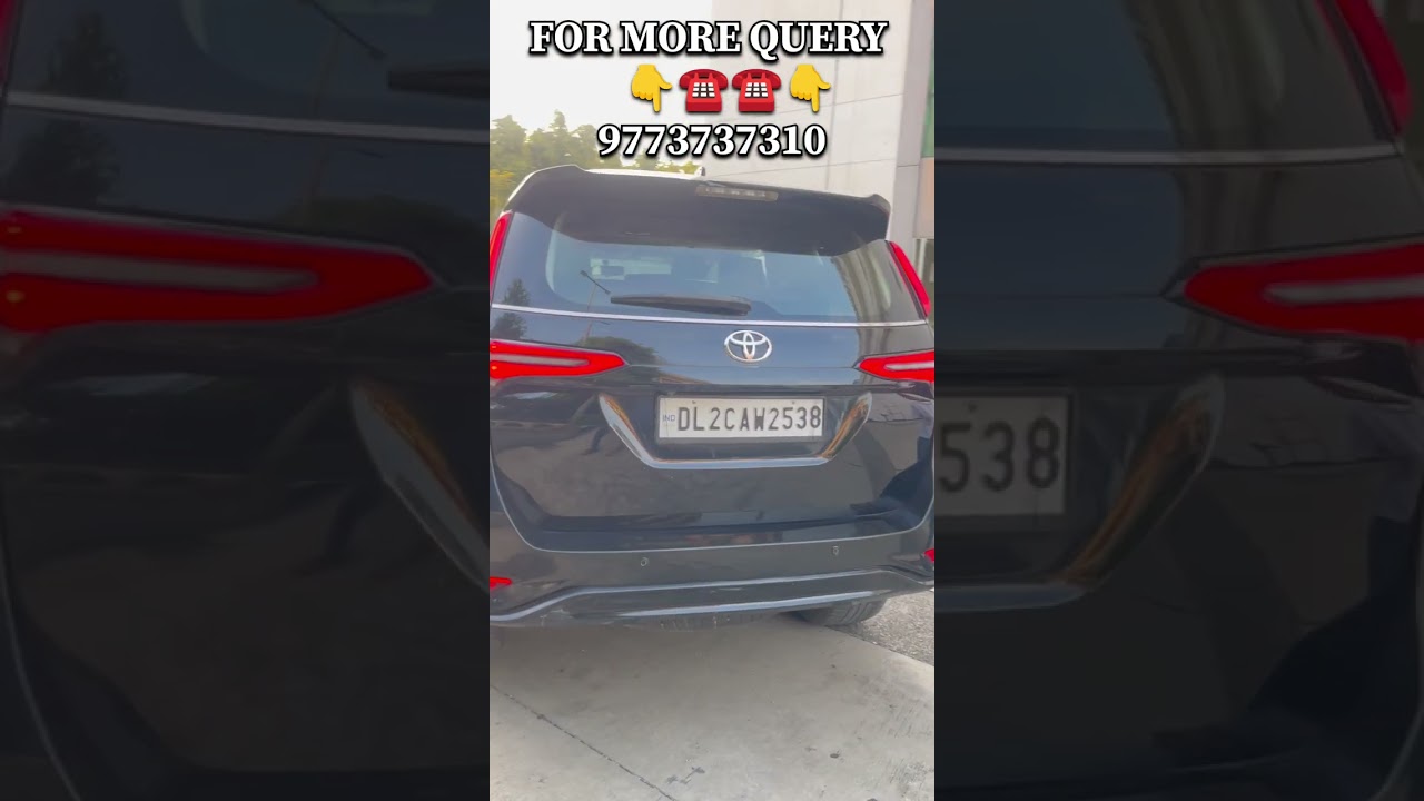 TOYOTA FORTUNER (CONVERTED LEGENENDER) {BLACK 2016 | DIESEL | CALL US - 9773737310 @BabaLuxuryCar