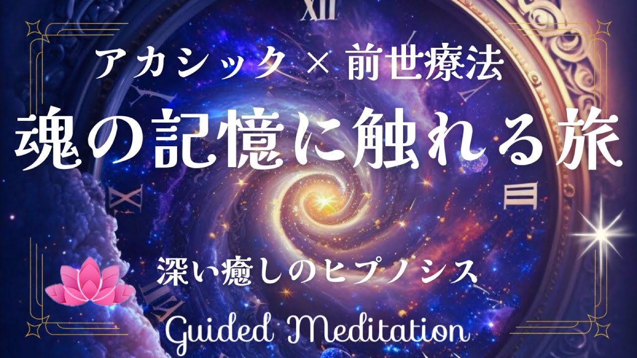 【アカシック×前世療法】魂の記憶に触れる旅｜深い癒しのヒプノス