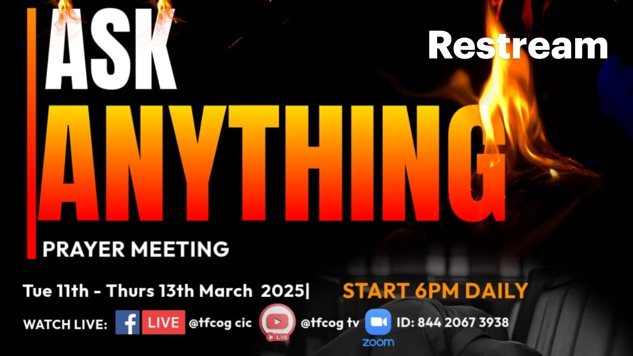 Morning Cry || ASK ANYTHING - DAY 3! (LUKE 11:5-13) || Pst. Gideon