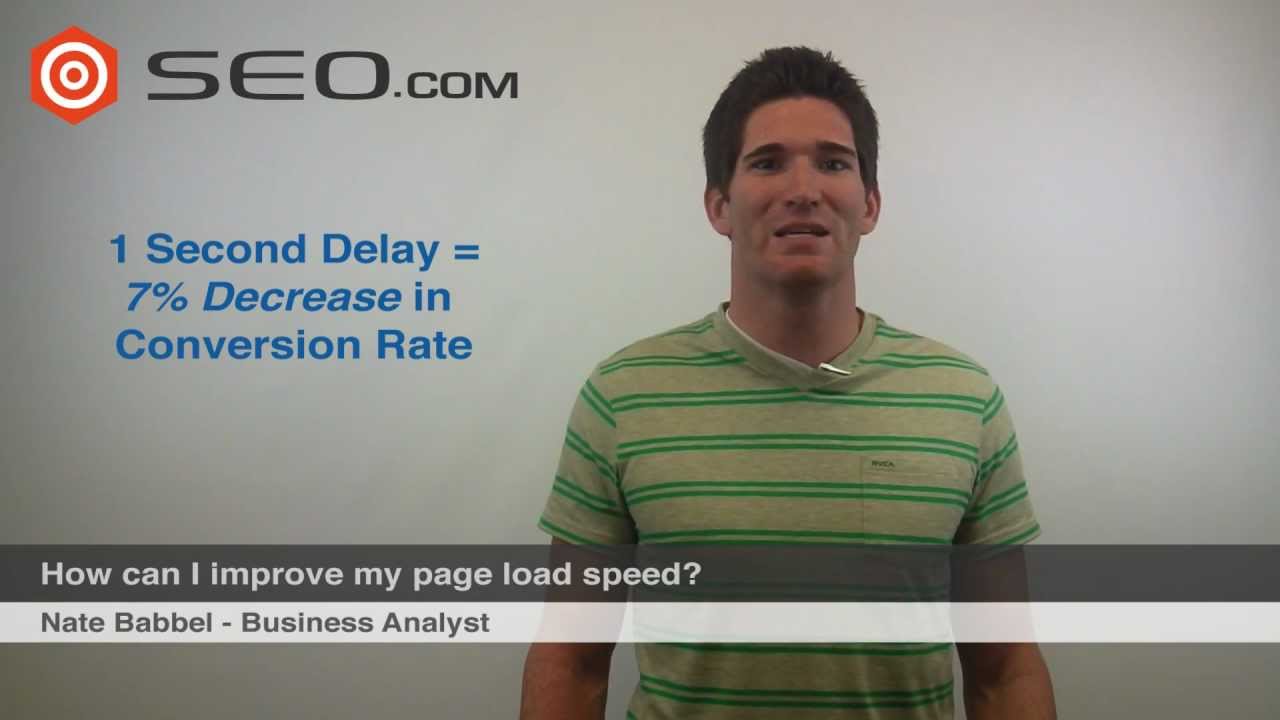 How do I improve my page load speed?