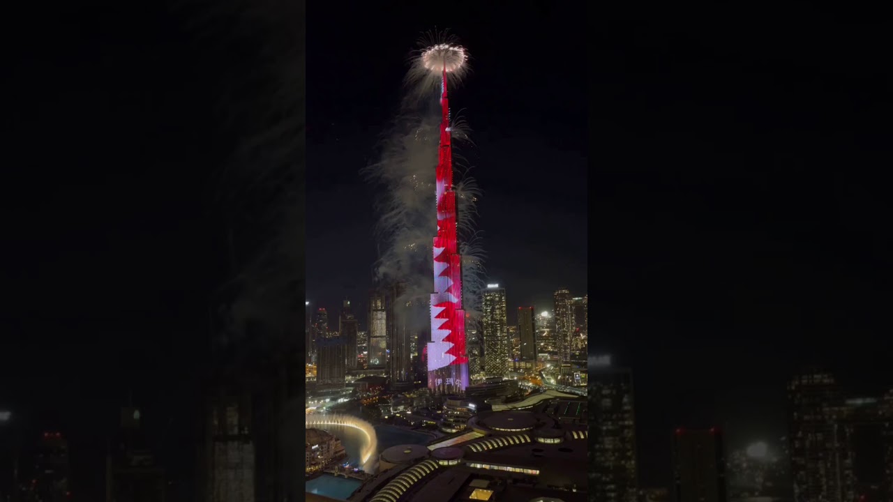 Burj khalifa fireworks new year 2021