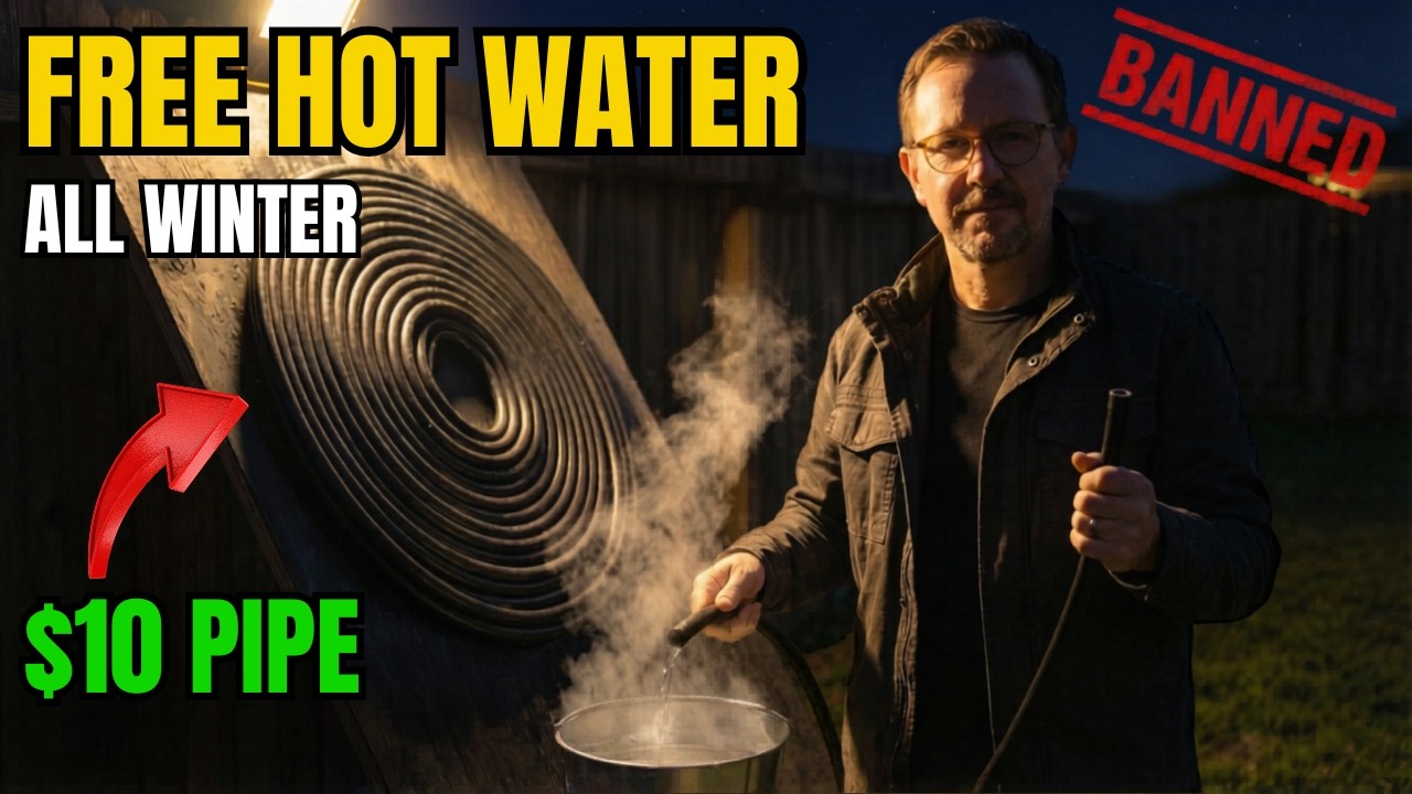 This $10 Pipe Gives You FREE Hot Water. No Electricity. Why Is It Banned?