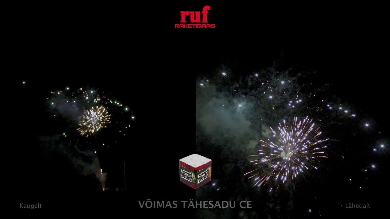 Ilutulestiku patarei - V&otilde;imas t&auml;hesadu CE
