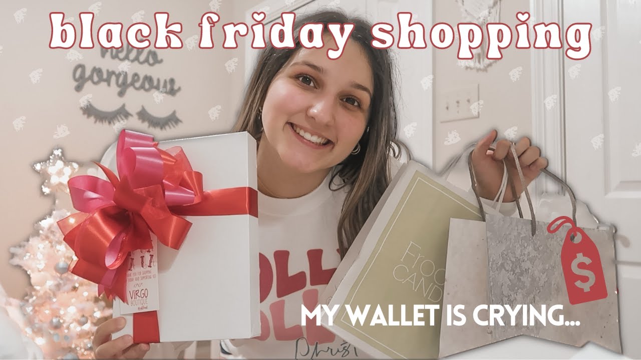 HUGE BLACK FRIDAY HAUL + EXTREME SHOPPING (black friday shopping) - clothing & jewelry try-on haul