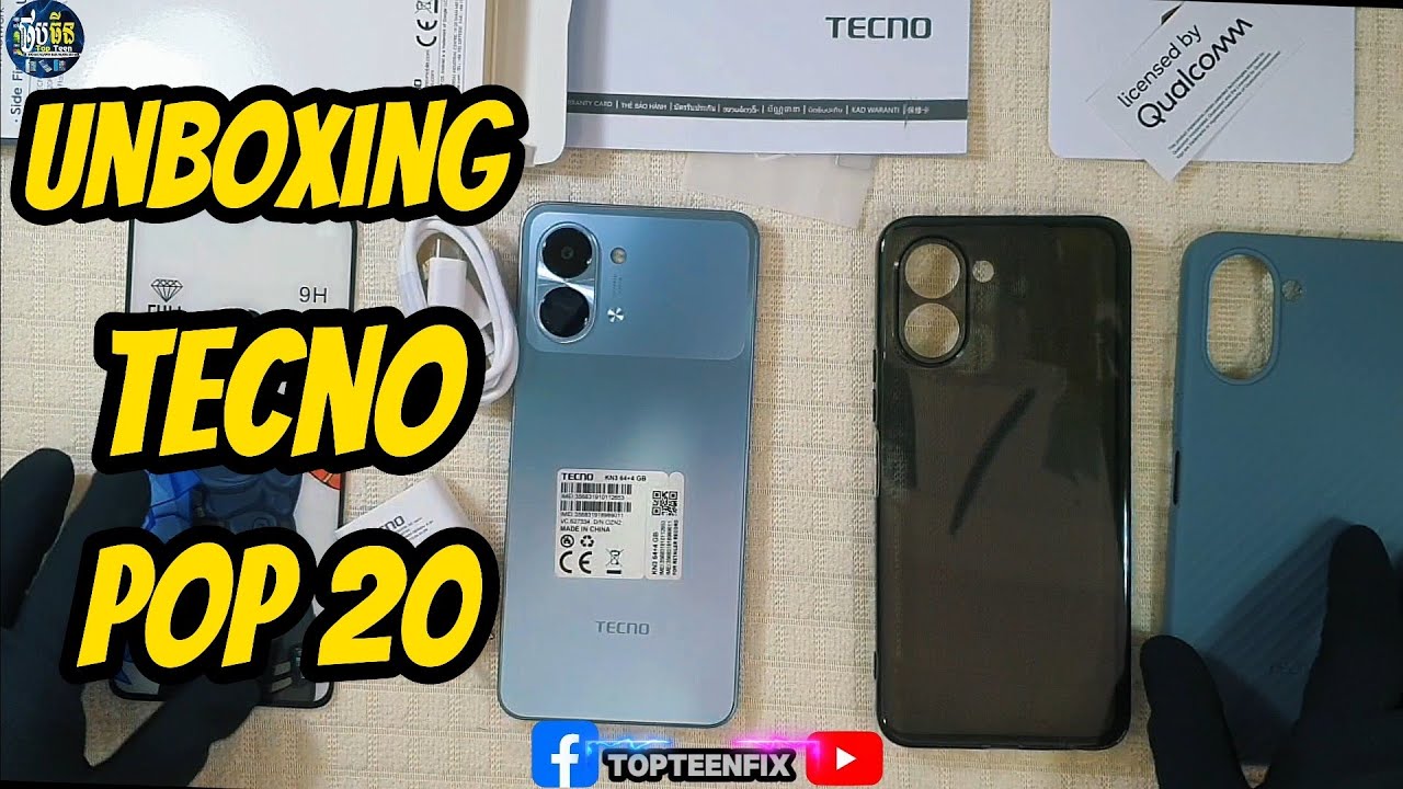 Tecno Pop 20 Unboxing 