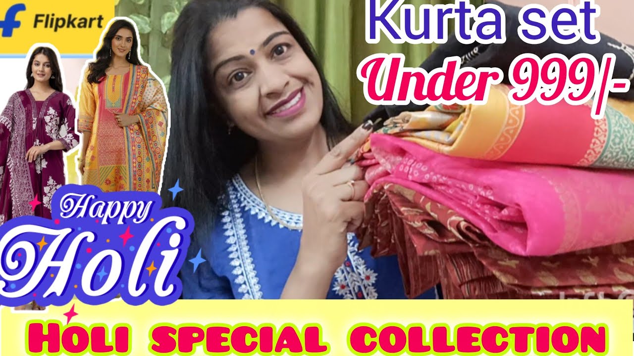 Holi Special Kurta Collection 2026 🌸 | Cotton & Party Wear Kurti Haul | Budget Friendly Dresses