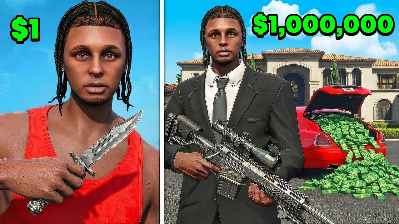 $1 to $1,000,000 HITMAN JOBS in GTA 5 RP..