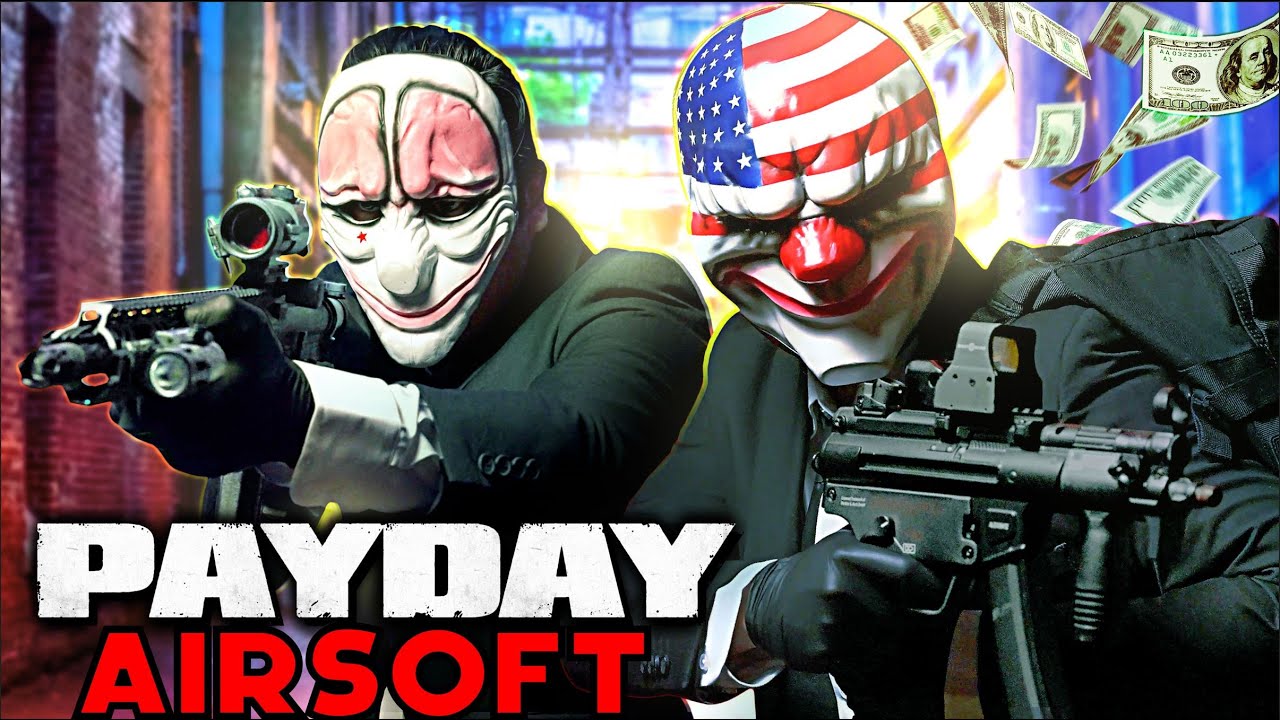 AIRSOFT PAYDAY - How a Pro Robs a Bank ft. Jet Desert Fox