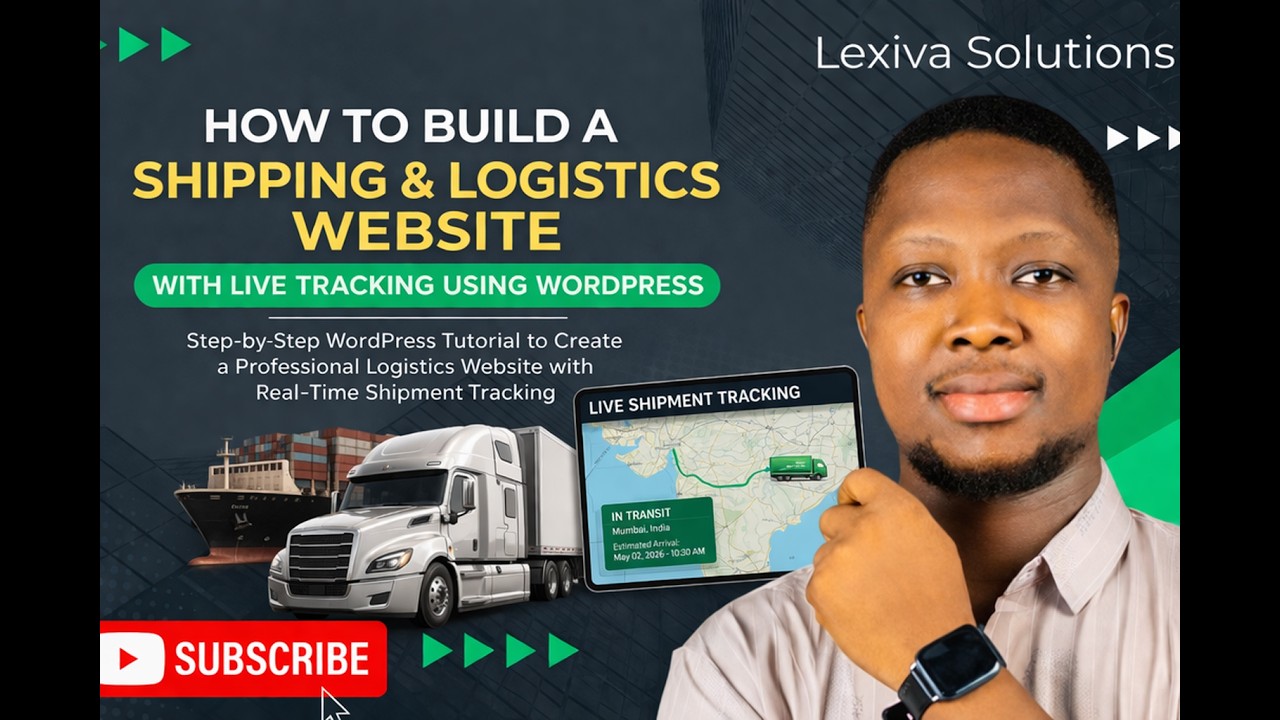 How to Build a Shipping & Logistics Website with Live Tracking Using WordPress | (2026 Step-by-Step)
