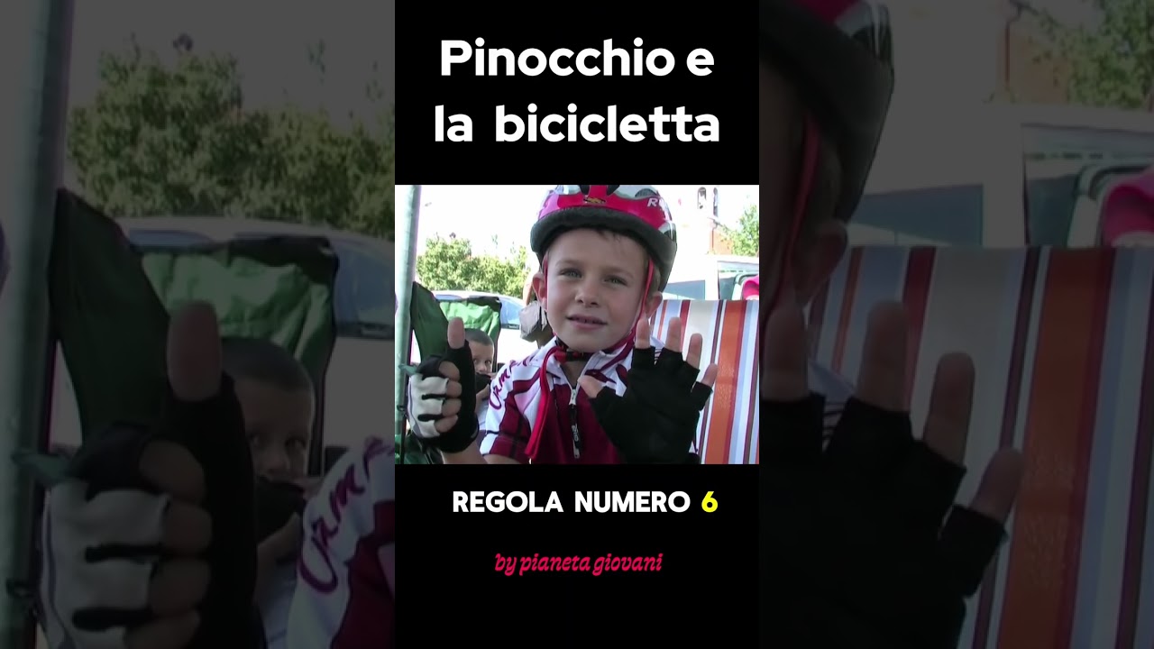 Pinocchio e la bicicletta