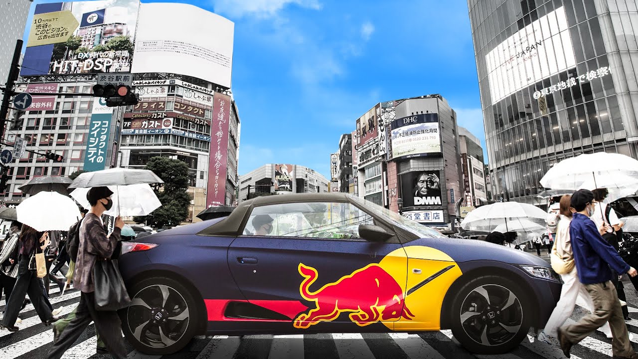F1 Drivers Race Down World’s Busiest Street 🇯🇵