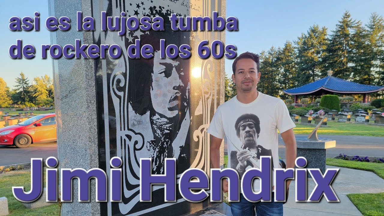 Jimi Hendrix Asi es Ła lujosa tumba de rockero de los 60s#jimihendrix #rock&roll #rock60s