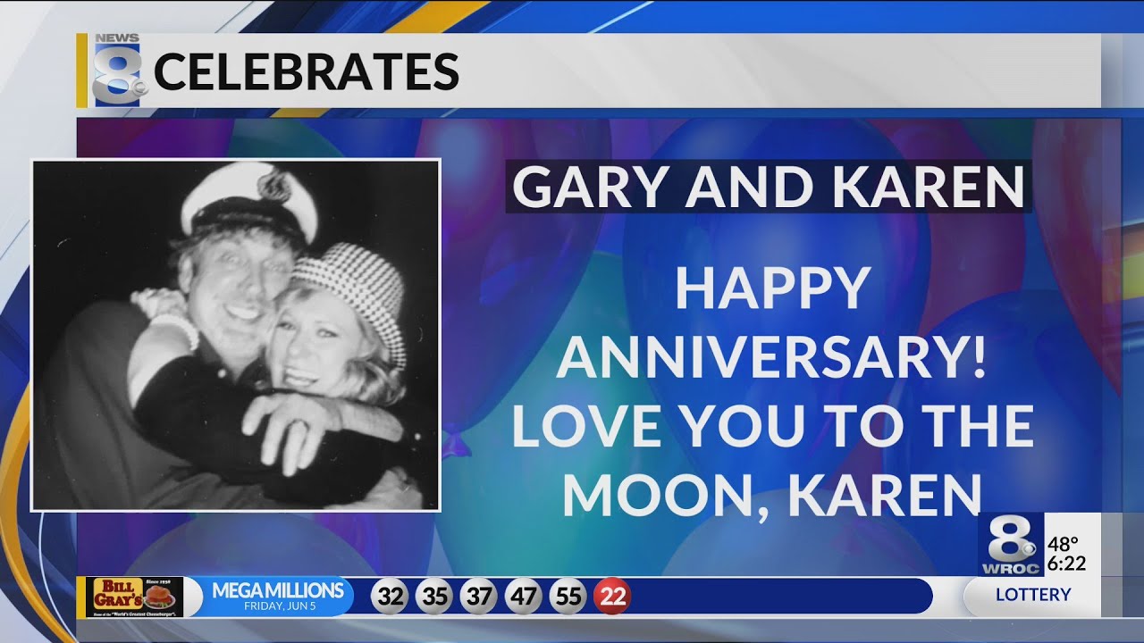 News 8 Celebrates: Happy birthday to Dustin and happy anniversary to Gary and Karen!