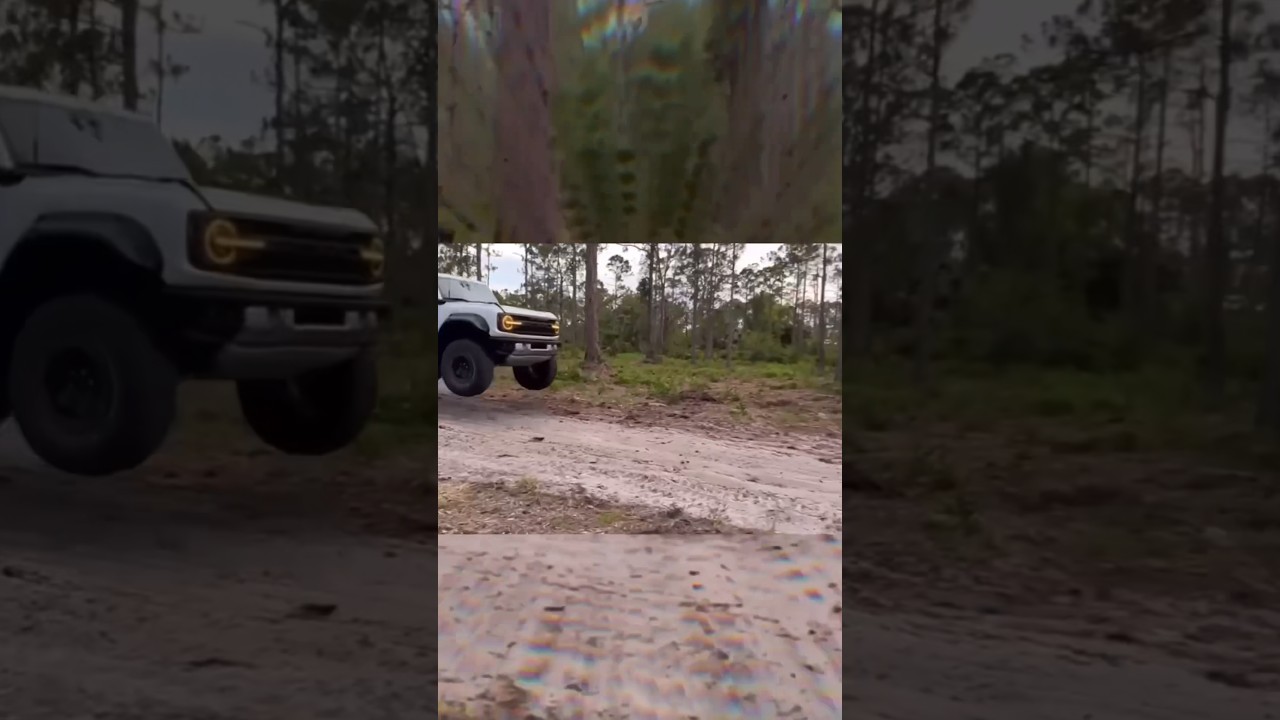 Seeing how high I can jump the Braptor #bronco #raptor #fordbronco