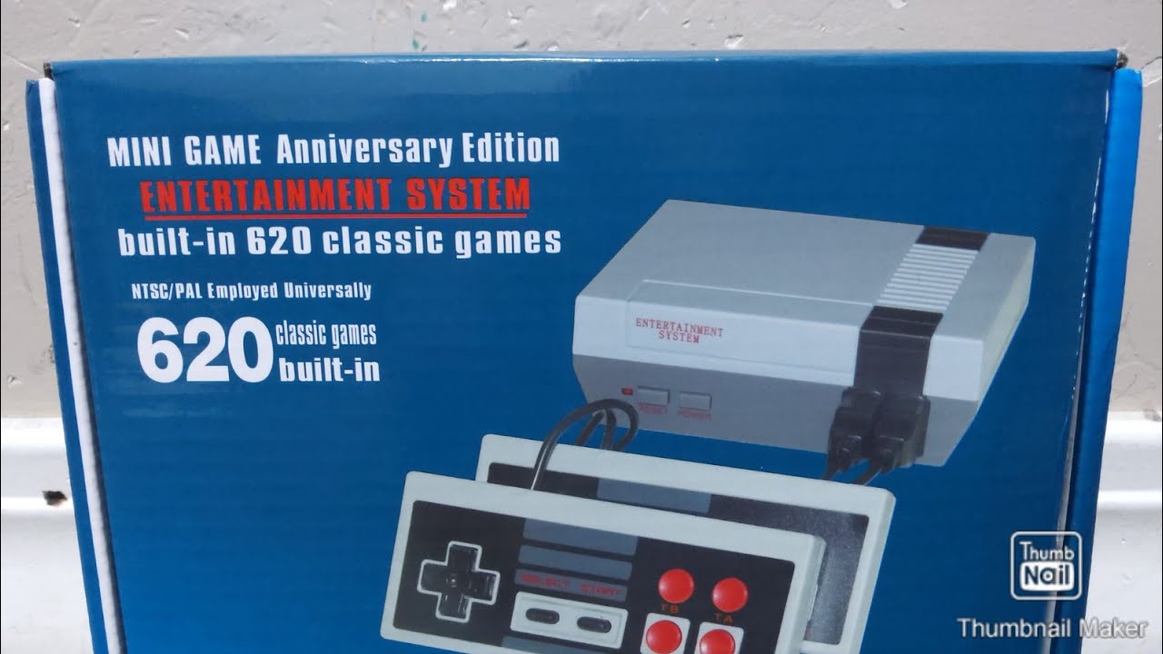 Mini Game Anniversary Edition Entertainment System Built-in 620 Classic Games(NES Mini clone)