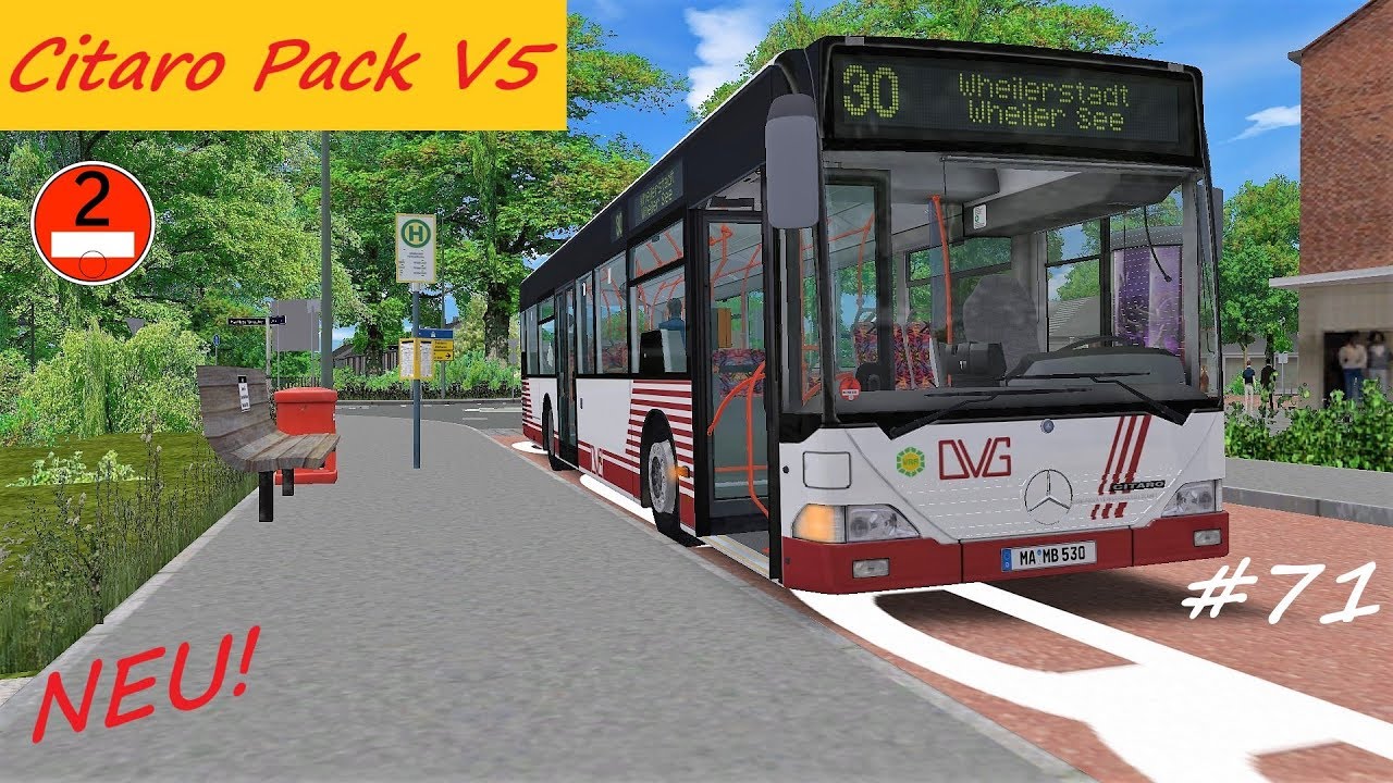 OMSI 2 #71 - MB Citaro O530 E2 ZF auf der Karte Ahlheim Laurenzbach Updated